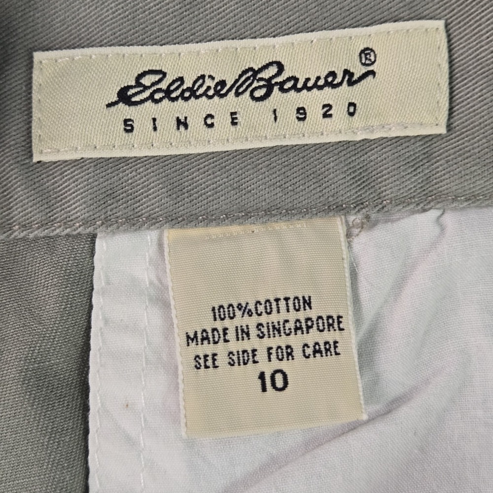 Eddie Bauer Shorts Size 10 Womens Bermuda Stretch Casual Khaki - Picture 6 of 9